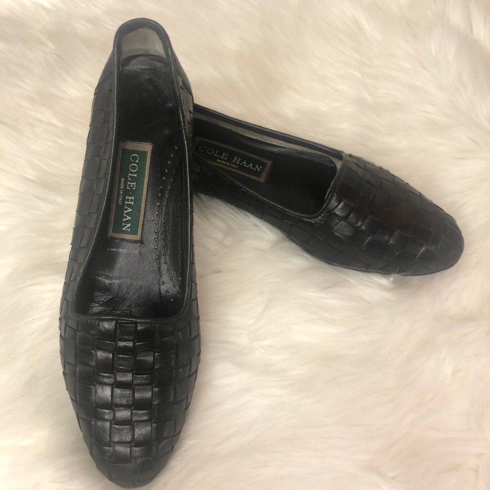 Vintage Cole Haan Woven Loafers SZ 7 1/2 N